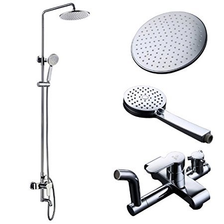 KES X6611C Bathroom European Shower System 10 Rainfall Shower Head
